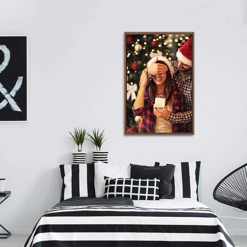 Wall26 Framed Canvas Wall Art - Custom Home Decor for Living Room & Bedroom | 24"x36", Natural Frame