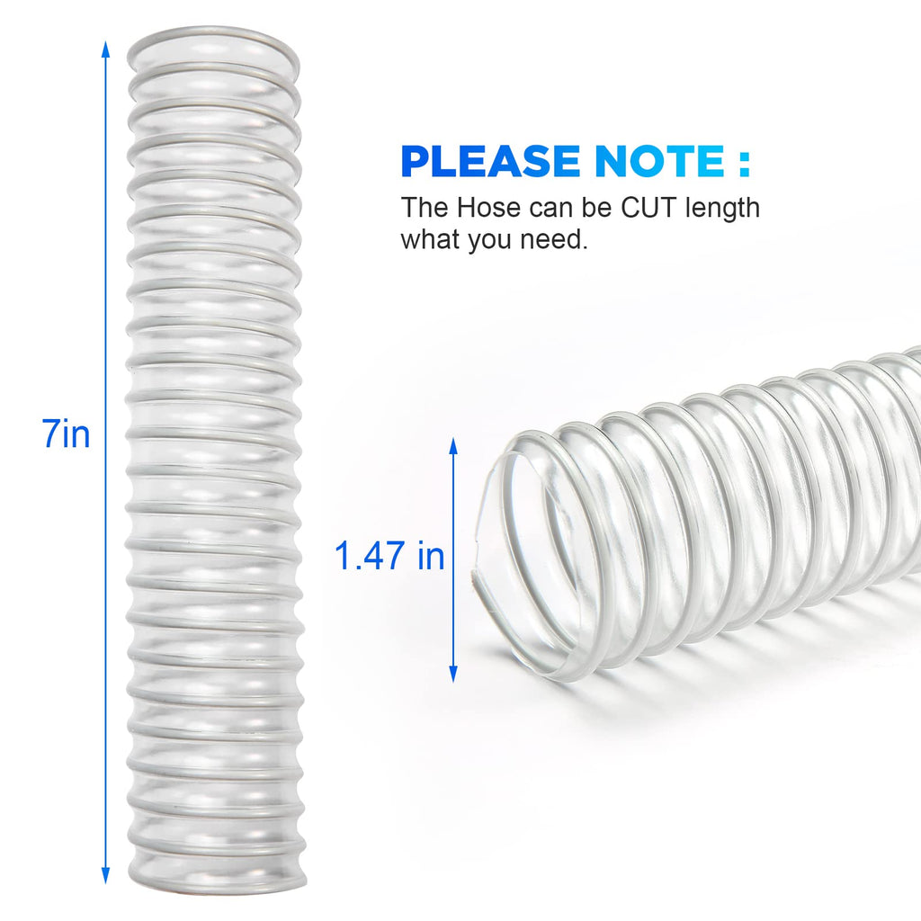 FreeCat Lower Duct Hose For Shark Rotator Vacuum NV341,NV470,NV472,NV500,NV500CO,NV500GD,NV501,NV552,UV560,Pack of 2