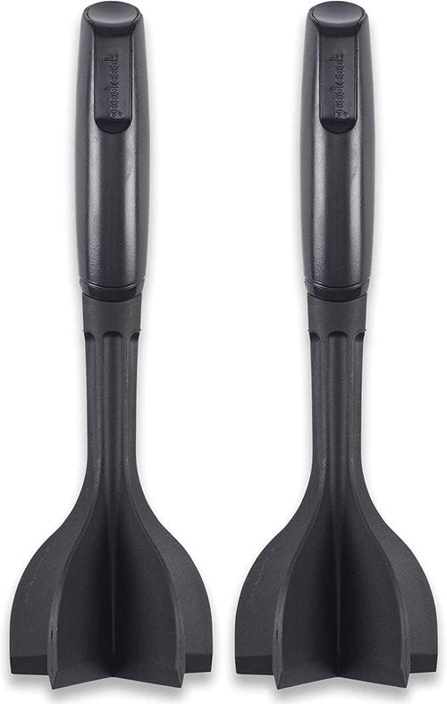 GoodCook Ground Meat Choppers - Heat-Resistant Nylon 5-Blade Set of 2 for Beef & Turkey, Black
