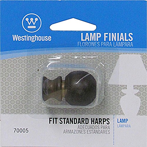 Westinghouse 1-1/2 Inch Ball Lamp Finial, Oil Rubbed Bronze Finish