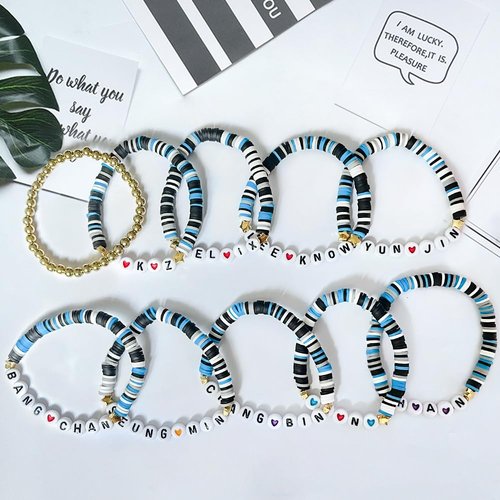 Anpzband Stray-Kids Merch SKZ-Inspired-Friendship Bracelets - Concert Merchandise Outfit, Suitable for Fans/BFF/Friends, Birthday Parties, Gatherings, Concerts, Christmas Occasions