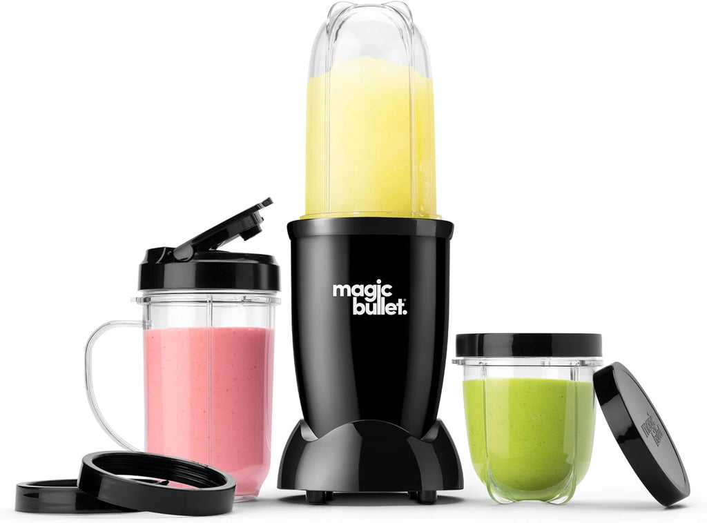 Magic Bullet Blender - 11 Piece Set in Black | Compact and Versatile Kitchen Essential