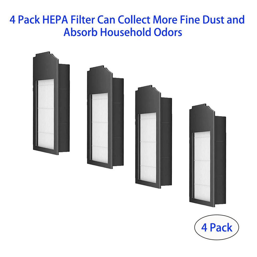 DEEBOT X1 Series Replacement Accessories Set Fit for ECOVACS X1 Omni /X1 TURBO /X1 Plus Robot Vacuum Include 1 Main Brush 8 Side Brushes 4 Filter Parts