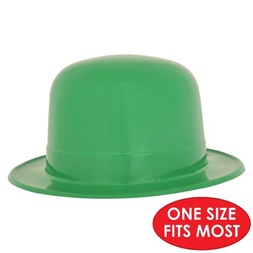 Beistle 12 Piece Plastic Derbies, Green
