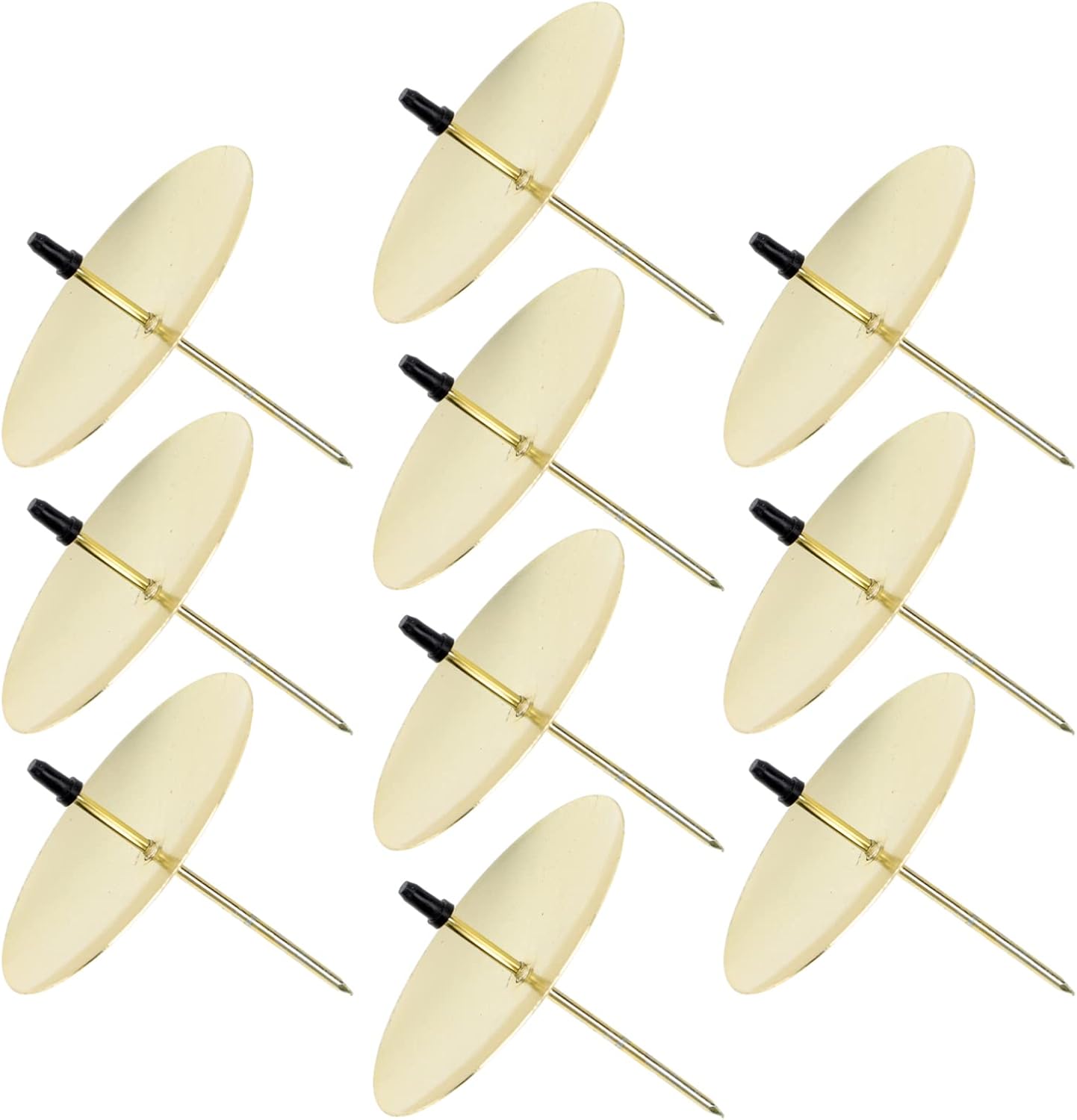 Yardwe Candle Fixators - 12-Pack Metal Candle Holders for Home & Party Decor | 2.55 Inch