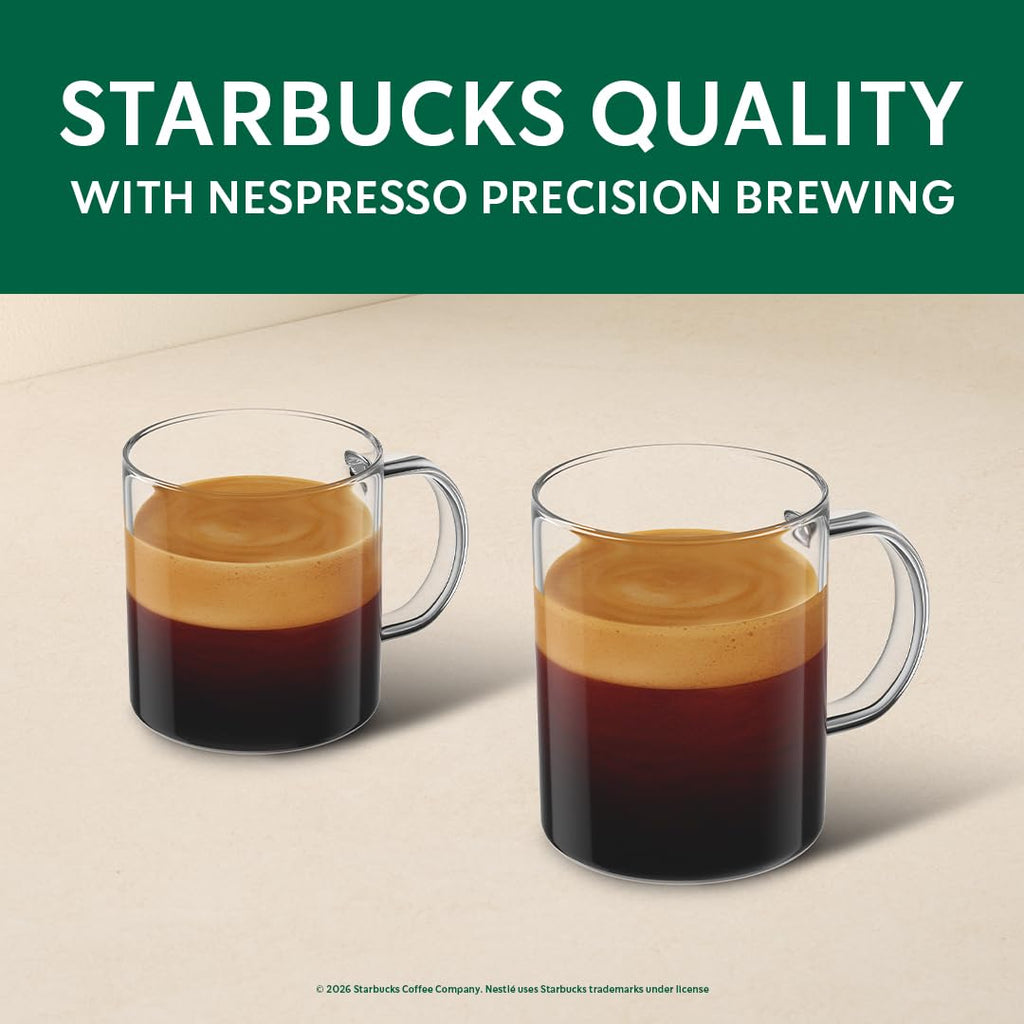 Starbucks by Nespresso Vertuo Coffee Pods - Pike Place Medium Roast, 30-Count, 7.8 oz Brews