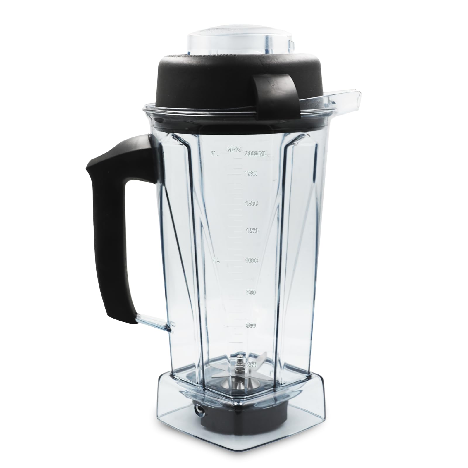 Blender Pitcher 64oz, Compatible with 5200 5000 5300 6300 VM0101 VM0103 VM0197 Classic/Explorian/Commercial Series etc Container Jar Cup, 2-year full warranty