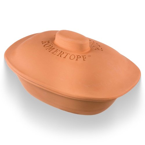 Romertopf Clay Roaster Trend | Non-Stick Dutch Oven | Healthy Pot Cooking | Clay Baker | Versatile Cooking Vessel - 4.7 Quarts (4.5 Liters) For Up To 6 People