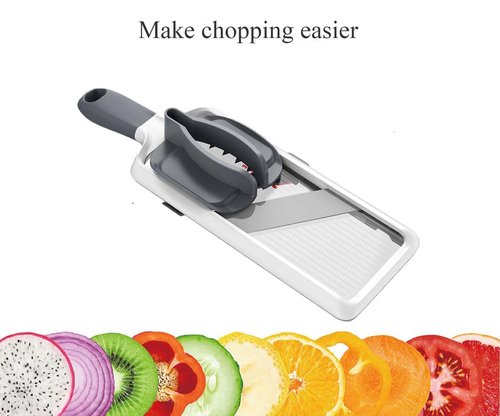 Multi Vegetable Slicer-Safe Mandoline slicer for kitchen,Adjustable Stainless Steel Blade,Cutter for Fruits and Vegetables,Cabbage Shredder