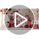 Valentine's Day Throw Pillow Covers - Set of 4 Red Heart 18x18
