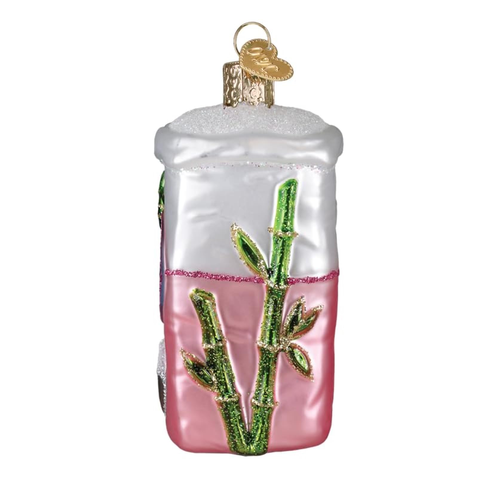 Old World Christmas Bag of Sugar Glass Blown Ornament for Christmas Tree, Handcrafted Holiday Decoration, Food Collection