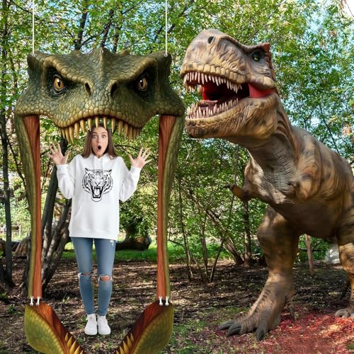 Tiamon Dinosaur Birthday Party Porch Banner & Door Decoration