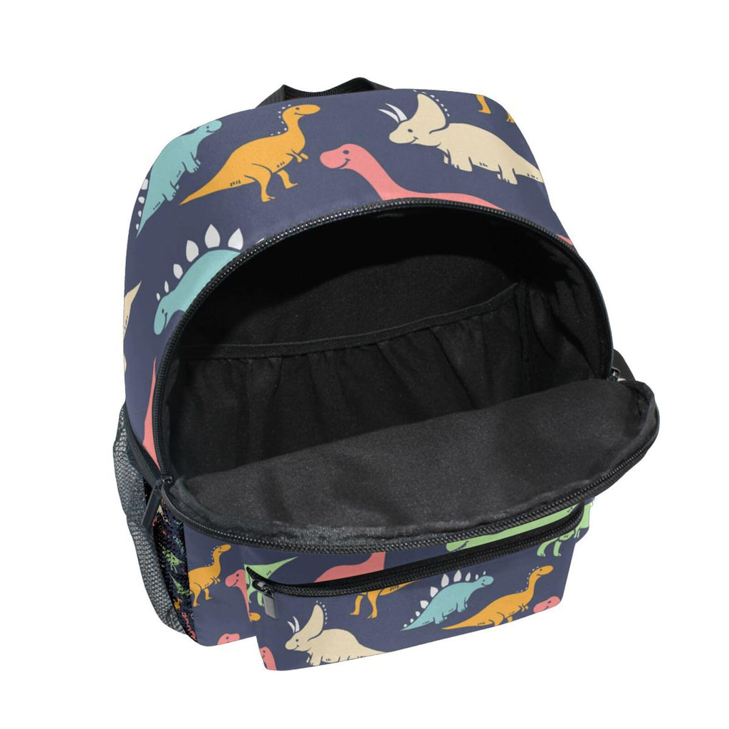 Cute Kids Back Pack Colorful Dinosaur Todder Backpack Lightweight Preschool Kindergarten Book Bag Practical and Durable Daycare Bag for Travel,Toys
