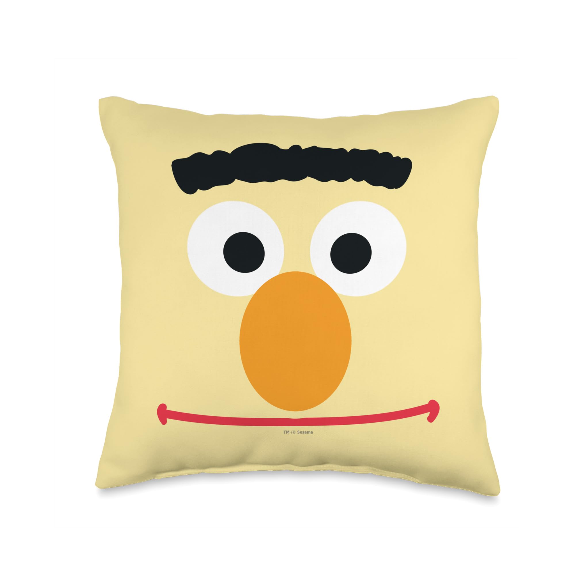 Sesame Street Bert Face Throw Pillow