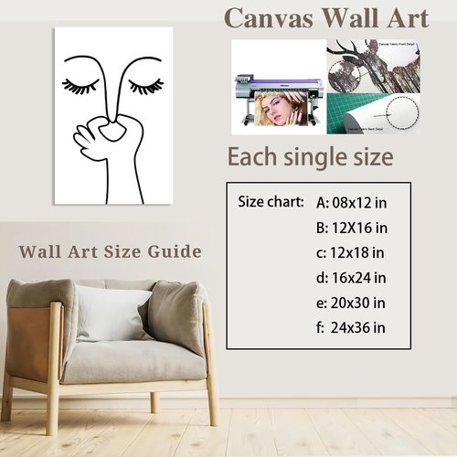 Funny Bathroom Wall Decor - Humorous Black and White Art Print | Modern Minimalistic 12x18 Inch