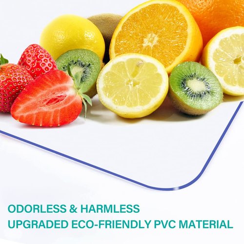 AimerGro 40X100 Inch Clear Table Protector 1.5mm Thick Plastic Table Cover Protector Waterproof Tablecloth Cover Rectangle Vinyl Desk Top Writing Mat PVC Table Pad for Wood Coffee Dining Room Tabletop
