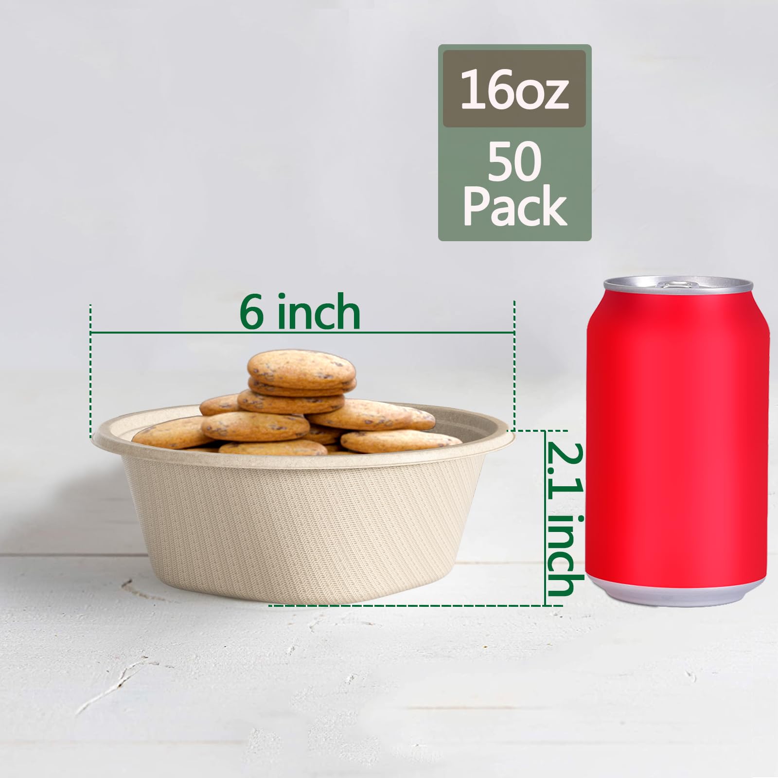 Homestockplus 30 oz Rectangle Paper Bowls 50 Pack Compostable Disposable Bowls for Party, Heavy Duty Large Disposable Serving Bowls for Tacos, Salads, Burrito, Pasta, Snacks, and Baked Potatos