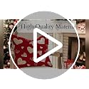 RABUSOFA Valentine Heart Pillow Covers 18x18 Set of 2 Red Home Decor