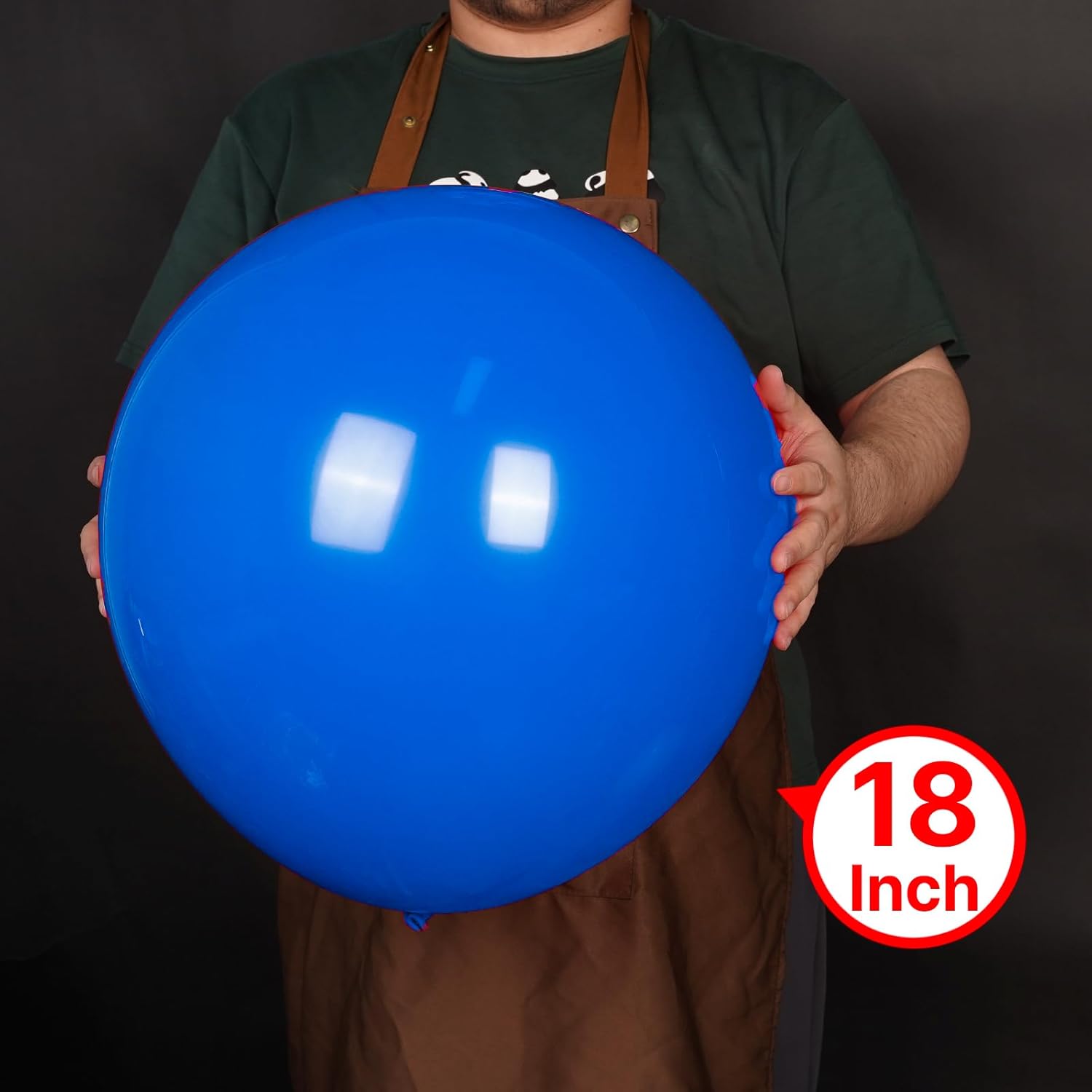 PartyWoo Royal Blue Balloons - 18 Inch Dark Blue Latex Balloons for Weddings & Celebrations | 20pcs