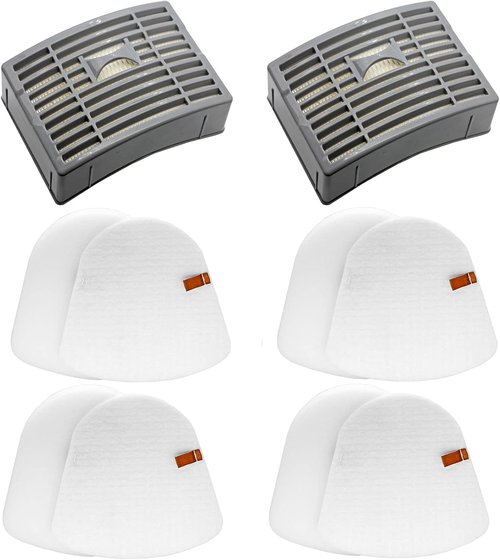 Lemige Vacuum Filters - Replacement Parts for Shark Lift-Away DLX NV580 Series | 2 Post & 4 Foam Filters