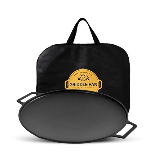 SISEM Korean BBQ 2 IH Griddle Grill Pan with Bag, Nonstick Coating, All Stove(Gas, Electric & Induction), Indoor Outdoor Griddle(14in)