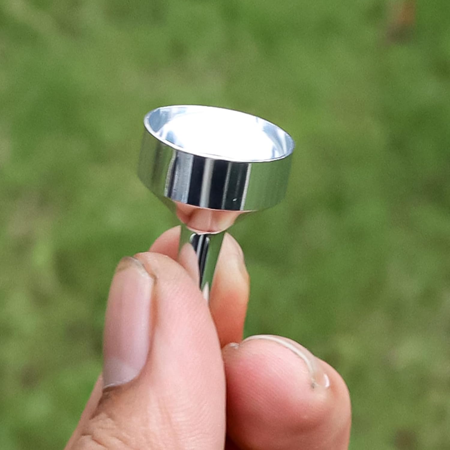 Skiennix Mini Metal Funnel - Leakproof Design for Essential Oils & Perfumes | Compact Liquid Transfer Tool