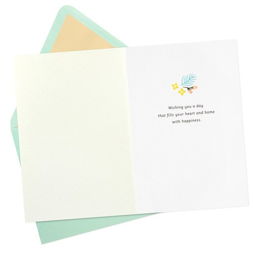 Hallmark Signature Religious Birthday Card or Mothers Day Card (Removable Wreath Ornament) (Pack of 2)