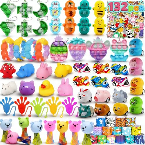 132 Pcs Kids Party Favors Set - Prize Box Toys & Fidget Fun