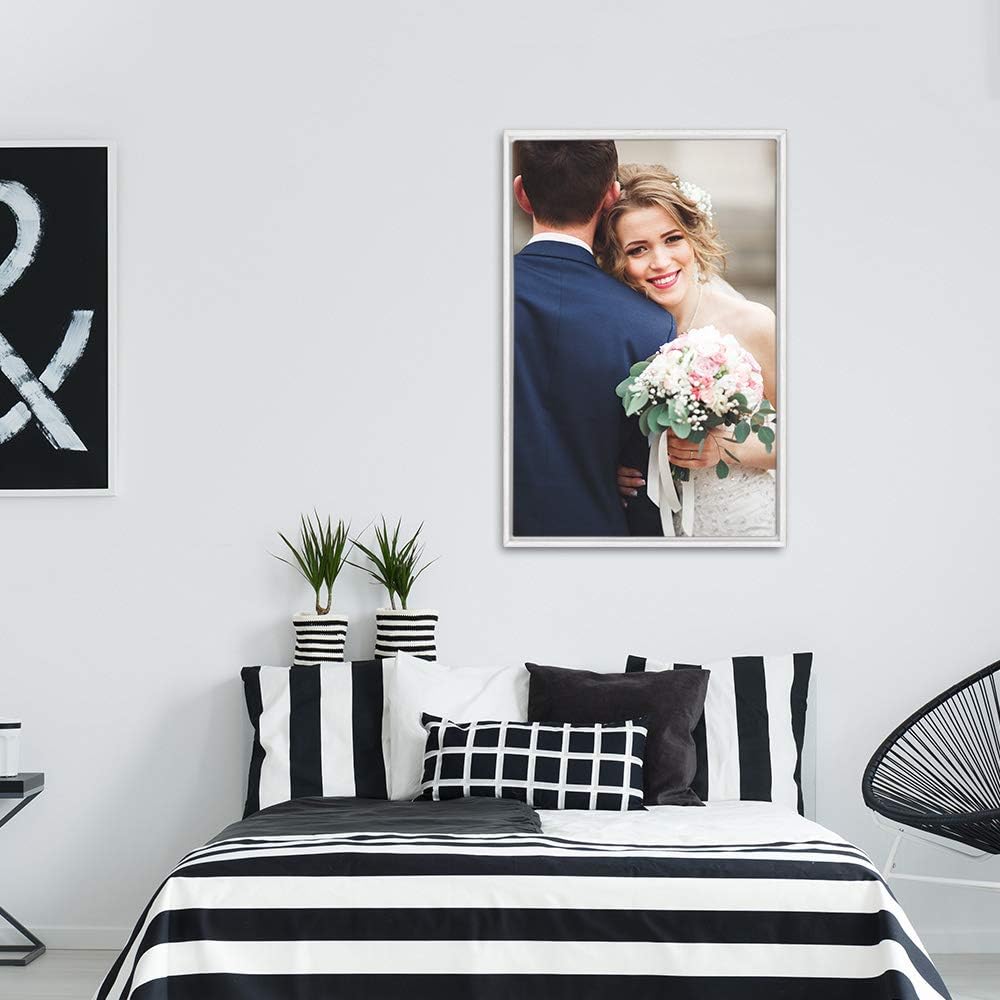Wall26 Framed Canvas Wall Art - Custom Living Room & Bedroom Prints | Ready to Hang 24"x36" White Frame