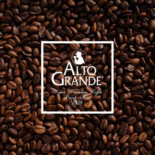 Alto Grande Super Premium Coffee Beans, Medium Dark Roast, Single Origin, Puerto Rico Arabica, Whole Bean, 2 Pound (Pack of 1)