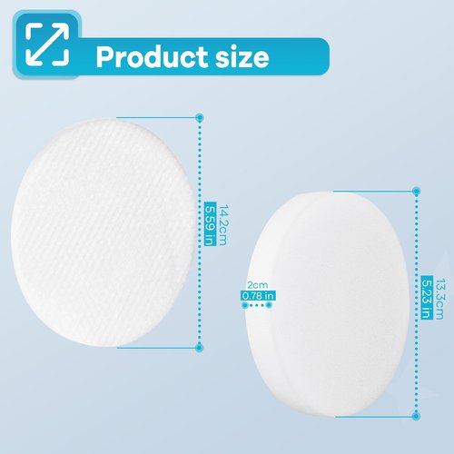 Jollsung DU4080 K4010 Vacuum filters for Kenmore Upright Cleaner DU2001 DU2012 DU2015 DU1040 DU1275, 4 Foam & 4 Felt Filters Replacement Part 561055105 and 561055106