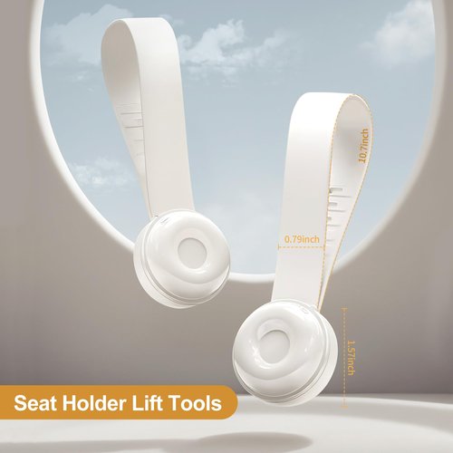 HIEASTS Toilet Seat Handle, Lift Tools Avoid Touching, Toilet & Bathroom Accessory (2 PCS)