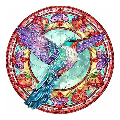 Hummingbird Diamond Art Kit - 5D Special Shape Painting for Adults