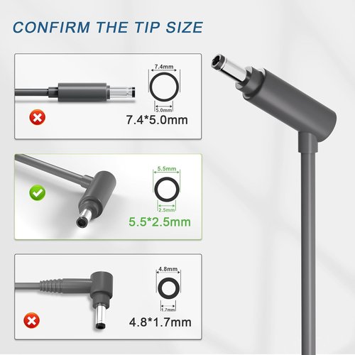 Dyson Cordless Vacuum Cleaner Charger - Compatible with V8, V7, V6 Models | Replacement Power Adapter
