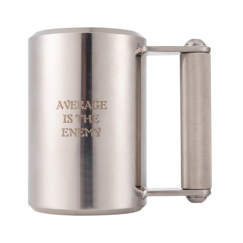 LongPunch Heavy Mug 6KG/13LB 10 oz,Mirror Polished Stainless Steel Fitness Water Cup,Overweight Dumbbell Cups, Funny Beer Mug,Gym Workout, and Coffee Enthusiast Gift, Prank Gift