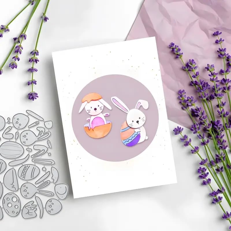 Easter Bunny Metal Cutting Dies for Scrapbooking and Card Making