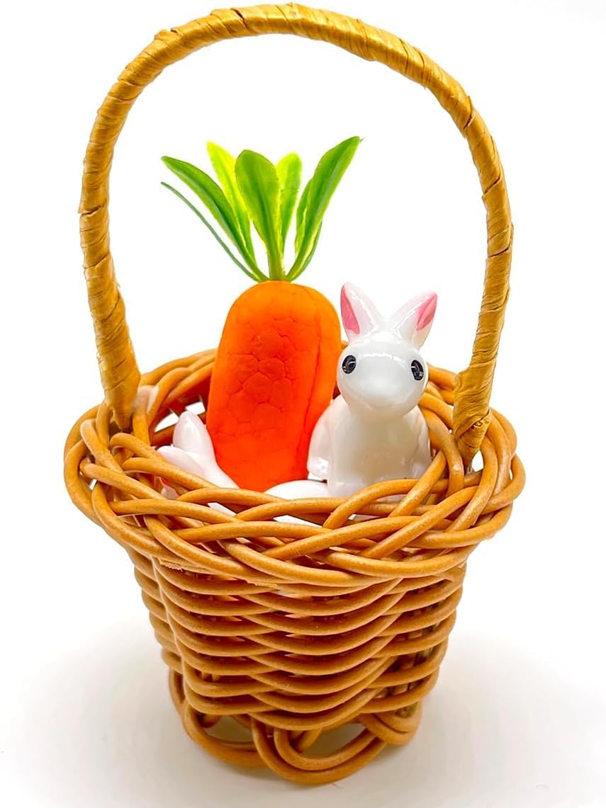 Skiennix 12 Pcs Easter Carrot Decorations - Artificial Hanging Ornaments for Spring Parties & Home Decor