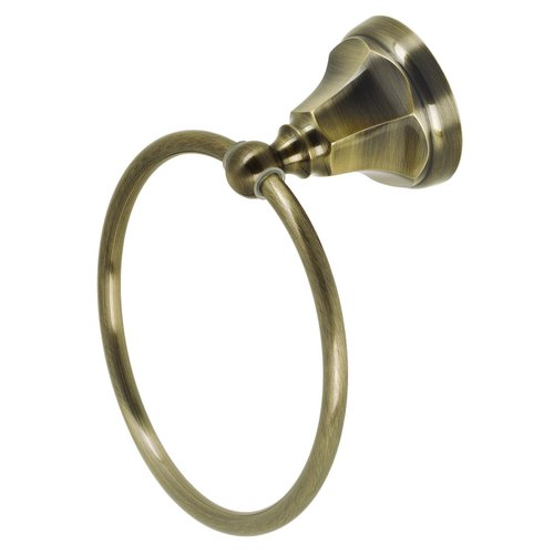 Kingston Brass BA4814AB Metropolitan -Towel Ring, Antique Brass