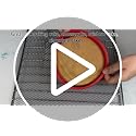 saphe 6 Inch Silicone Cake Pans - Round Non-Stick Baking Molds, Set of 4