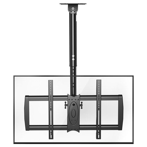 XINLEI Ceiling TV Mount Fits Most 37-75 inch LCD LED Plasma Panel Display with Max VESA 600x400mm Loaded up to 110lbs Swivel and Tilt TV Bracket Height Adjustable MC61A