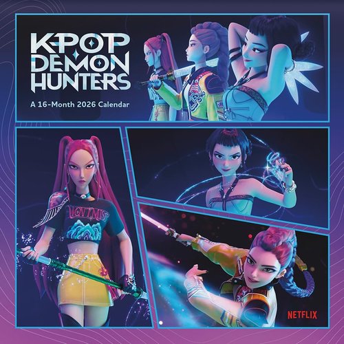 2026 Kpop Demon Hunters Wall Calendar - Vibrant Artwork | Perfect for Fans & Collectors