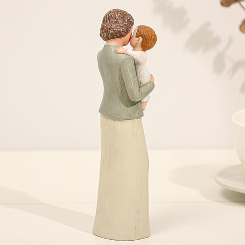 Hensonever Grandma Figurines - Hand-Painted Grandmother and Grandchild Sculptures | Perfect Birthday Gift