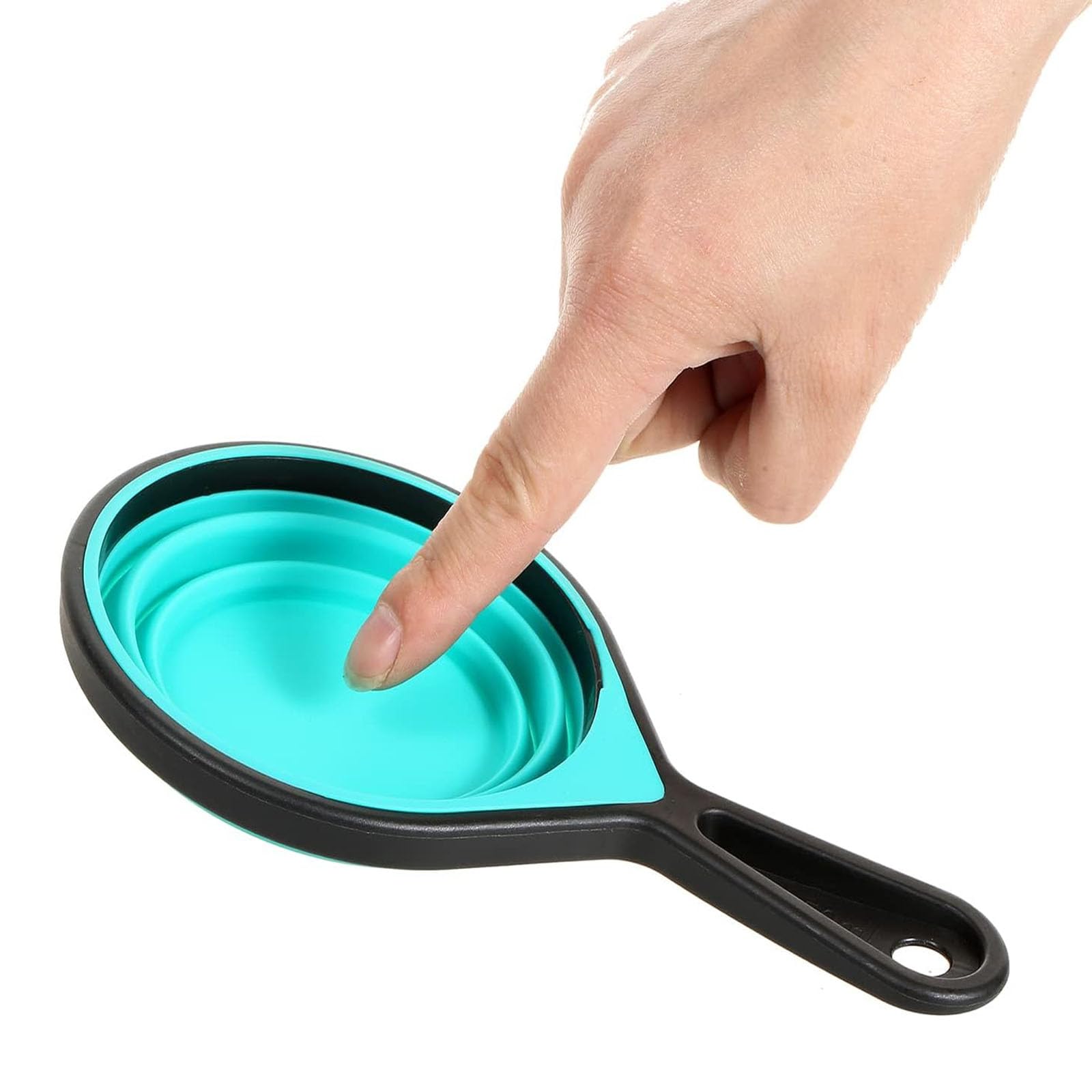 VUFVOID 8pcs Collapsible Silicone Measuring Cups and Spoons Set Adjustable Measuring Cup Camper Kitchen Accessories Measure Cups and Spoons Set, 1/4-1, vion1