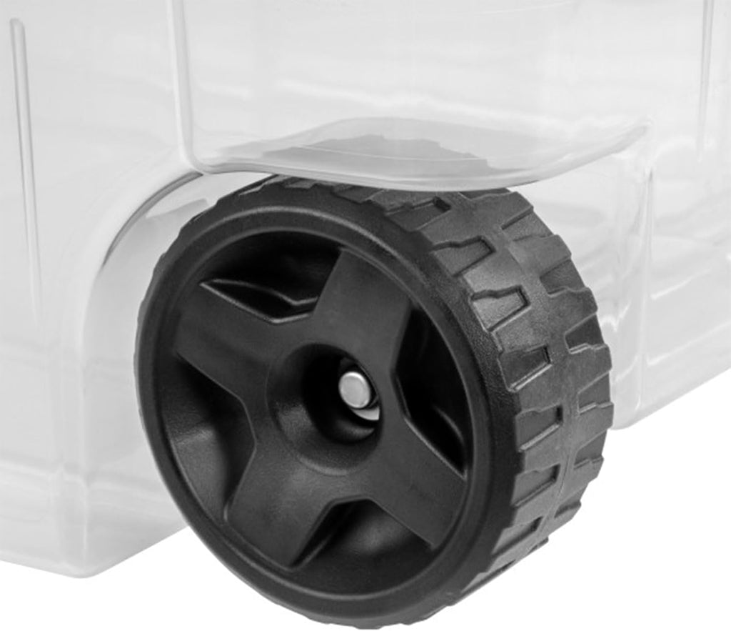 Sterilite 6-Pack Modular Stacker Box | Durable Clear Plastic Storage Bins - 160 Quart Organizing Solution for Home & Office