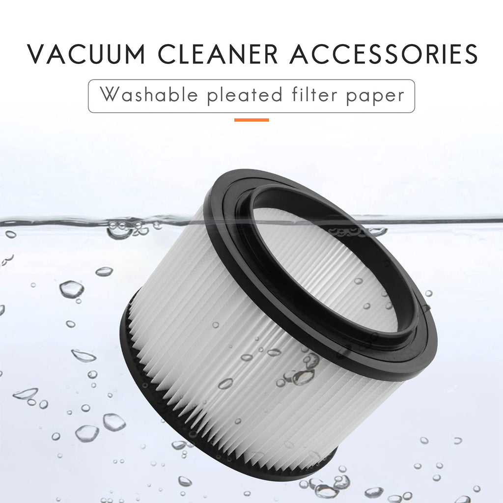 17810 Filter Compatible with Craftsman 4 Gallon Vacuum Filter,9-17810 Wet Dry Vacuum Filter Compatible with Craftsman 4 Gallon Replacement Filter (2 pack)