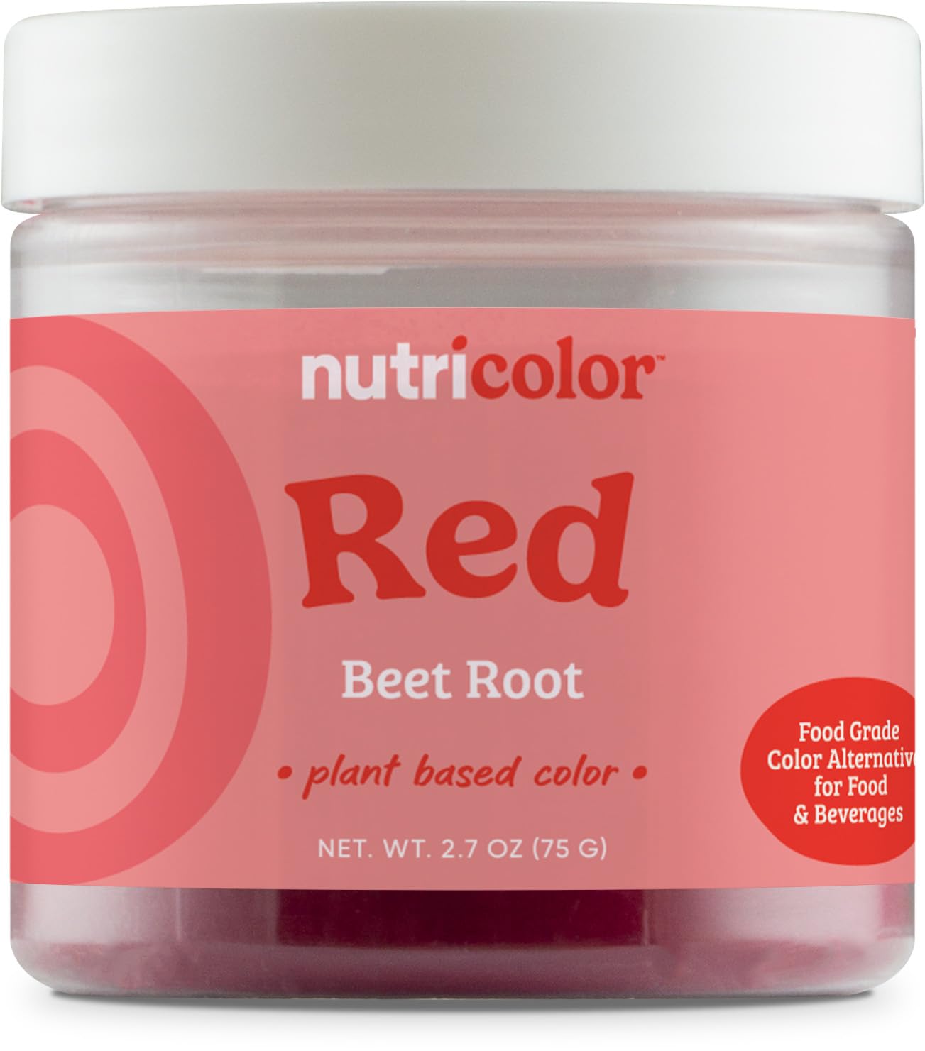 Nutricost Red Plant-Based Food Coloring - Natural Beet Root Powder | 75 Servings for Food & Beverages