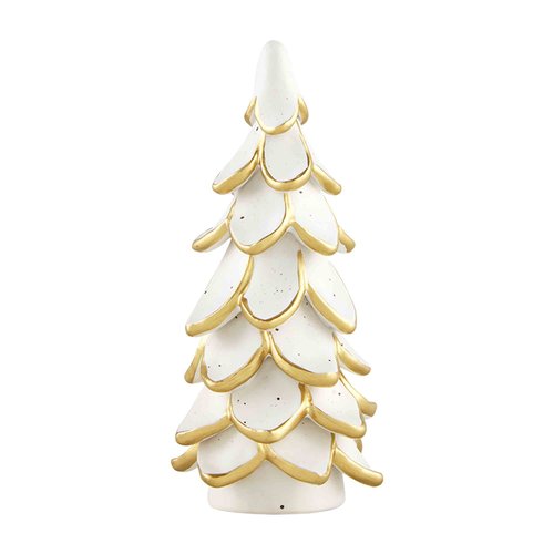 Mud Pie Gold Ceramic Tree, Small, 6" x 3"