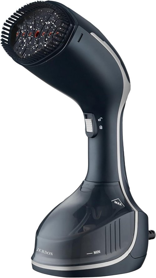 Jerdon Handheld Clothing Steamer - 1600 Watt Portable Garment Steamer with Self-Cleaning & Auto Shut-Off