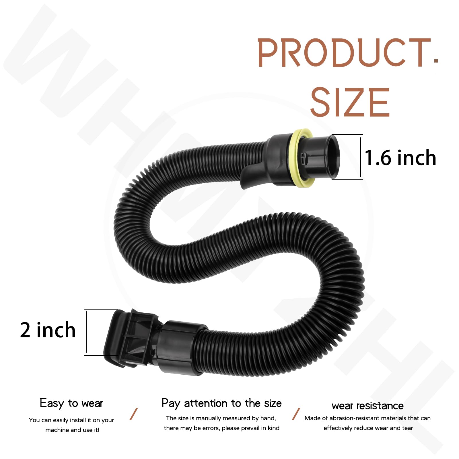 Replacement Hose for Bissell Pet Hair Eraser Vacuums 2461, 24613, 24619, 2281, 2281K, 22813, 22814, 22818, 2475, 2475N (Not for 2790 Series)