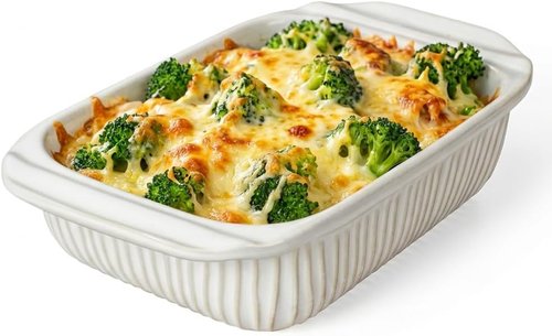 Artena Baking Dish - 2.3 Quart Casserole Dish with Handles | Rectangular Ceramic Bakeware in White